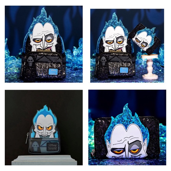 Loungefly Hercules Hades Exclusive Sequin Cosplay Bundle - Picture 1 of 15